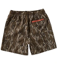 Drake Clothing Co. x Mossy Oak Lake Shore Bottomland Camo Print 6#double; Inseam Dock Shorts