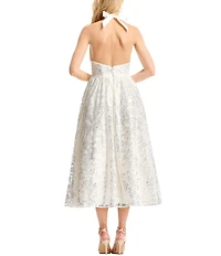 Dress the Population Christina Halter Sequin Midi Dress