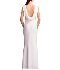 Dress the Population Eloise Detachable Floral Belt Shift Maxi Dress