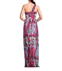 Dress the Population Idalia One Shoulder Twist Front Dress