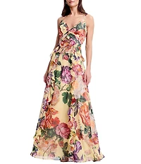 Dress the Population Jayden Sheath Long Floral Dress