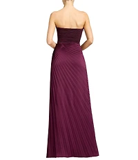 Dress the Population Kinley Strapless Pleated A-Line Dress