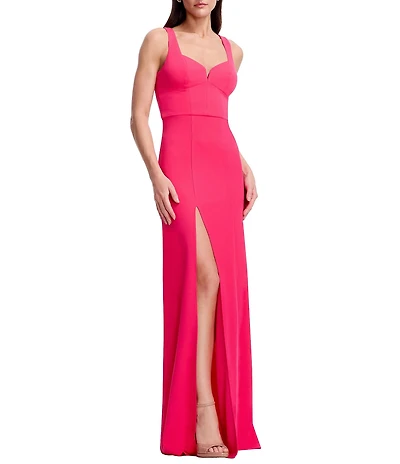 Dress the Population Nettie Crepe Long Dress
