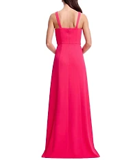 Dress the Population Nettie Crepe Long Dress