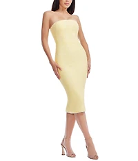 Dress the Population Viviana Strapless Bodycon Midi Dress