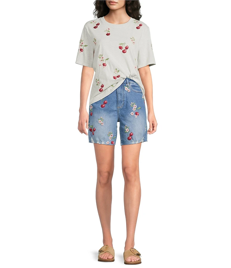 Driftwood Cherry On Top Crew Neck Short Sleeve Shirt
