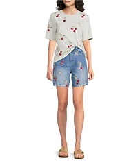 Driftwood Cherry On Top Crew Neck Short Sleeve Shirt