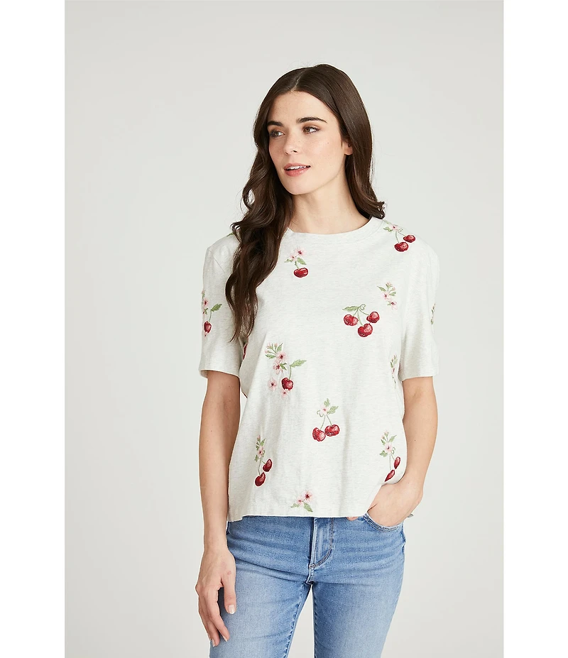 Driftwood Cherry On Top Crew Neck Short Sleeve Shirt