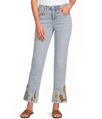 Driftwood Colette X Desert Hallucination Denim Straight Leg Jeans