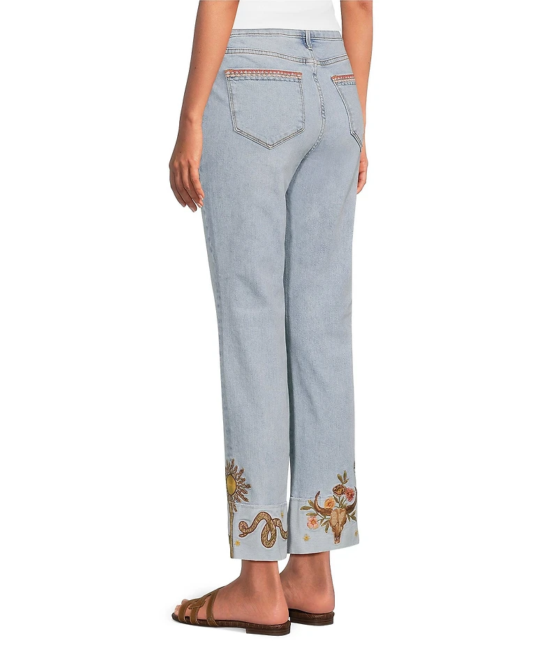 Driftwood Colette X Desert Hallucination Denim Straight Leg Jeans