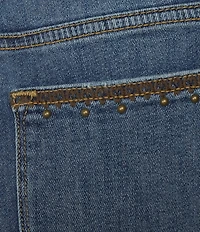 Driftwood Denim Colette Printed Wide Leg Crop Jeans
