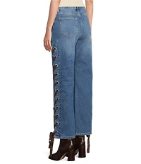 Driftwood Stretch Denim Lacey Straight Leg Jeans