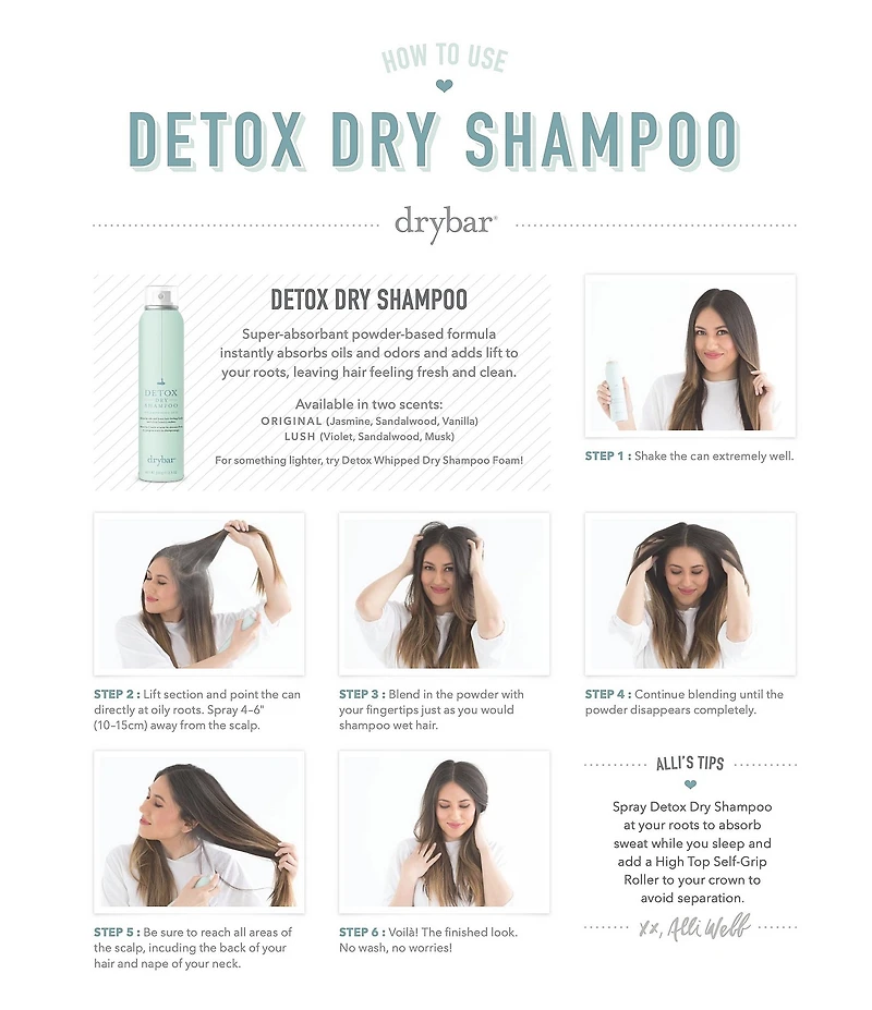 Drybar Detox Dry Shampoo Coconut Colada Scent Travel Size