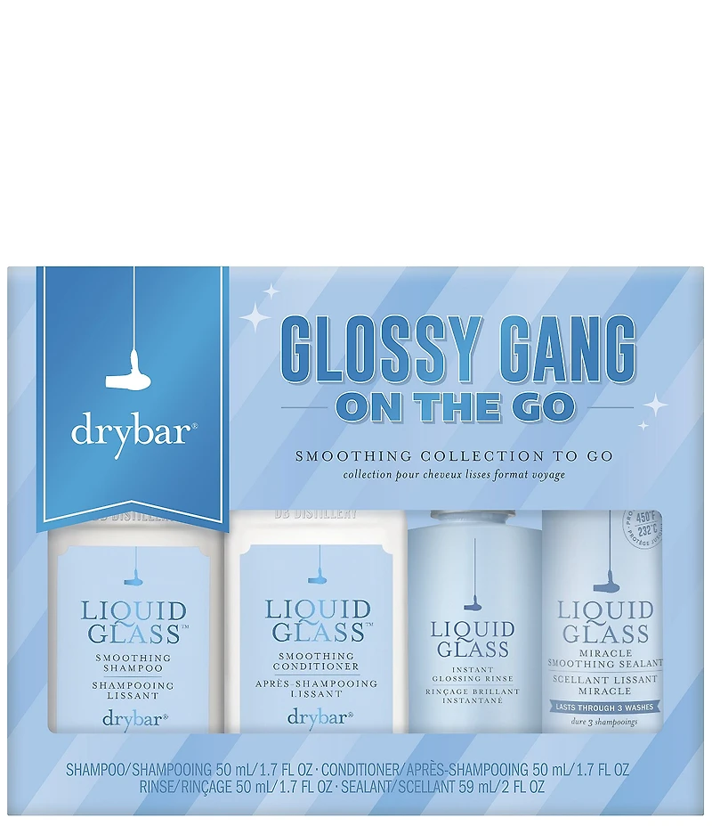 Drybar Glossy Gang On the Go Liquid Glass Collection Travel Set
