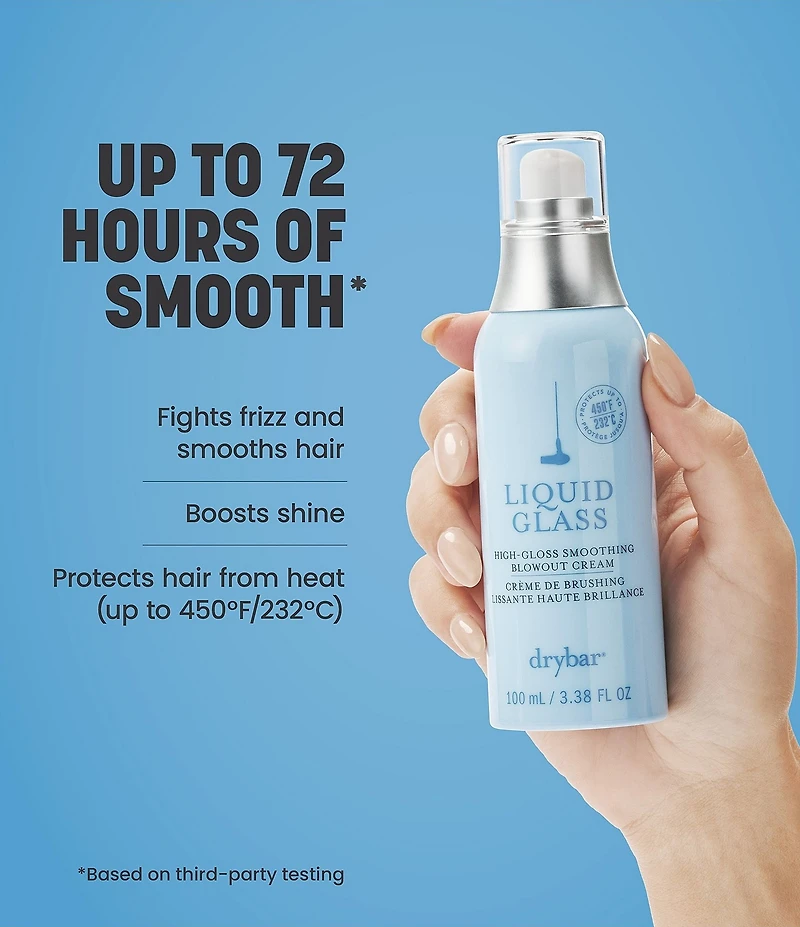 Drybar Liquid Glass High-Gloss Smoothing Blowout Cream