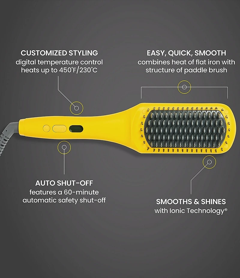 Drybar The Brush Crush Heated Straightening Brush