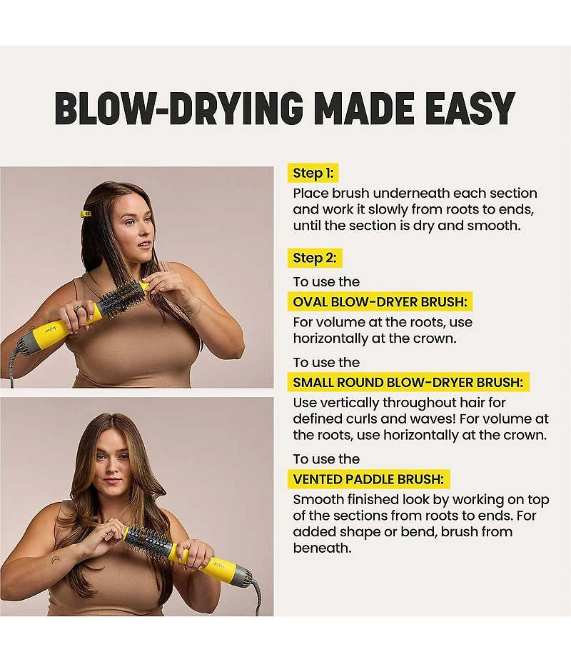Drybar The Triple Shot Interchangeable Blow-Dryer Brush