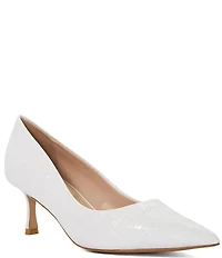Dune London Achievable Pointed Toe Kitten Heel Pumps