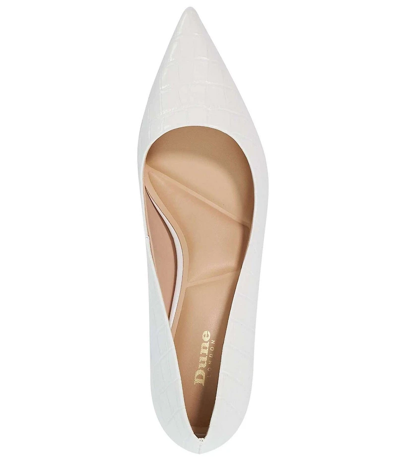 Dune London Achievable Pointed Toe Kitten Heel Pumps