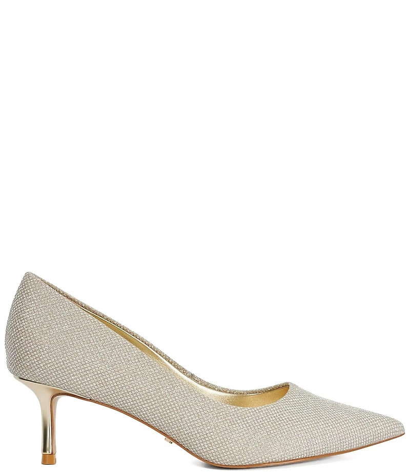 Dune London Achievable Pointed Toe Kitten Heel Pumps