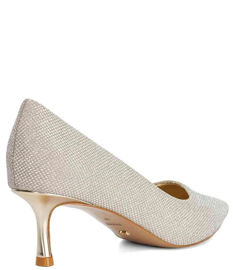 Dune London Achievable Pointed Toe Kitten Heel Pumps