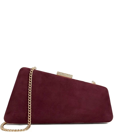 Dune London Balance Asymetrical Rhinestoned Closure Clutch