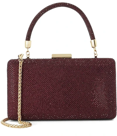 Dune London Beaut Embellished Top Handle Frame Clutch
