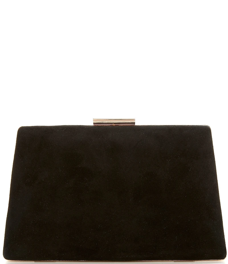 Dune London Bellaria Suede Box Clutch