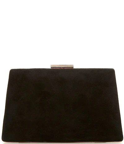 Dune London Bellaria Suede Box Clutch