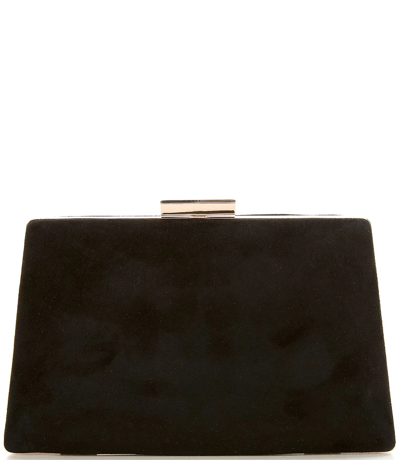 Dune London Bellaria Suede Box Clutch