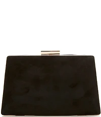 Dune London Bellaria Suede Box Clutch