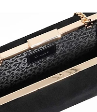 Dune London Bellaria Suede Box Clutch