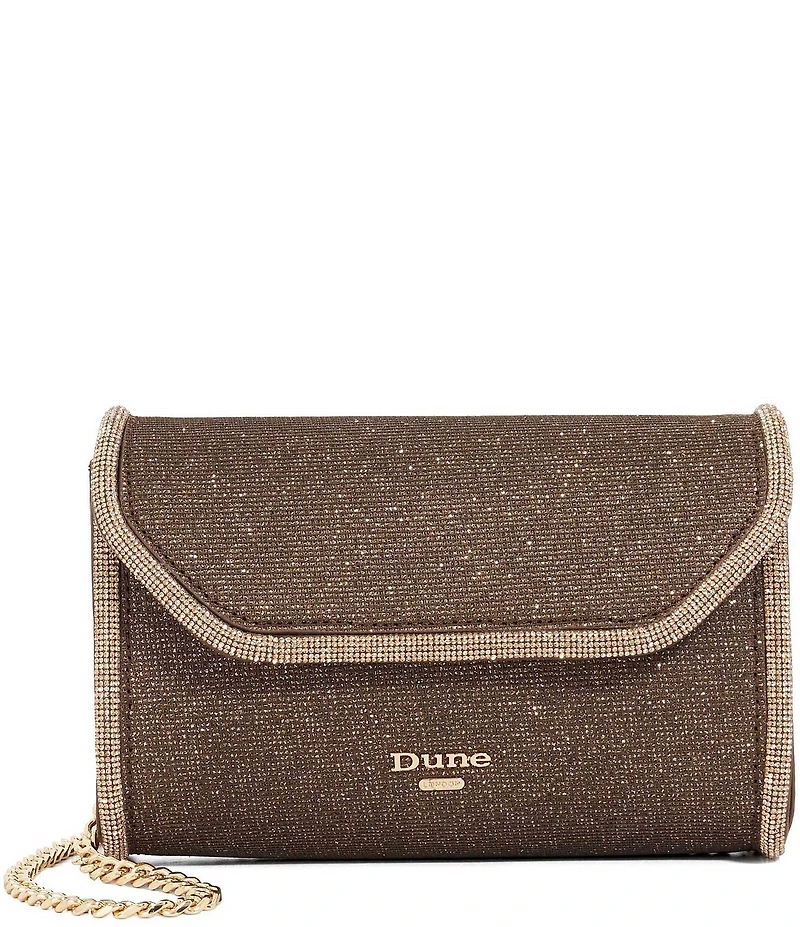 Dune London Bellini Rhinestoned Clutch Bag