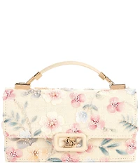 Dune London Billed Floral Print Fabric Crossbody Bag