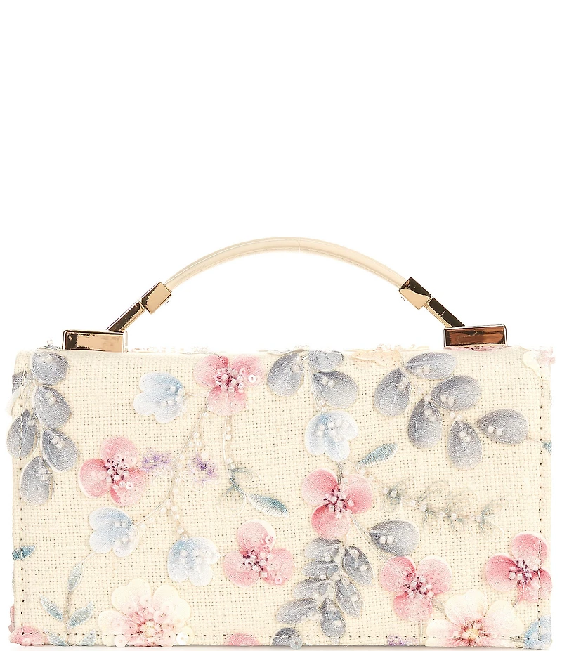 Dune London Billed Floral Print Fabric Crossbody Bag
