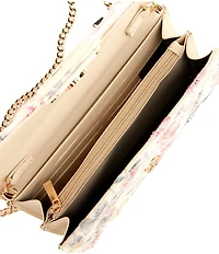 Dune London Billed Floral Print Fabric Crossbody Bag