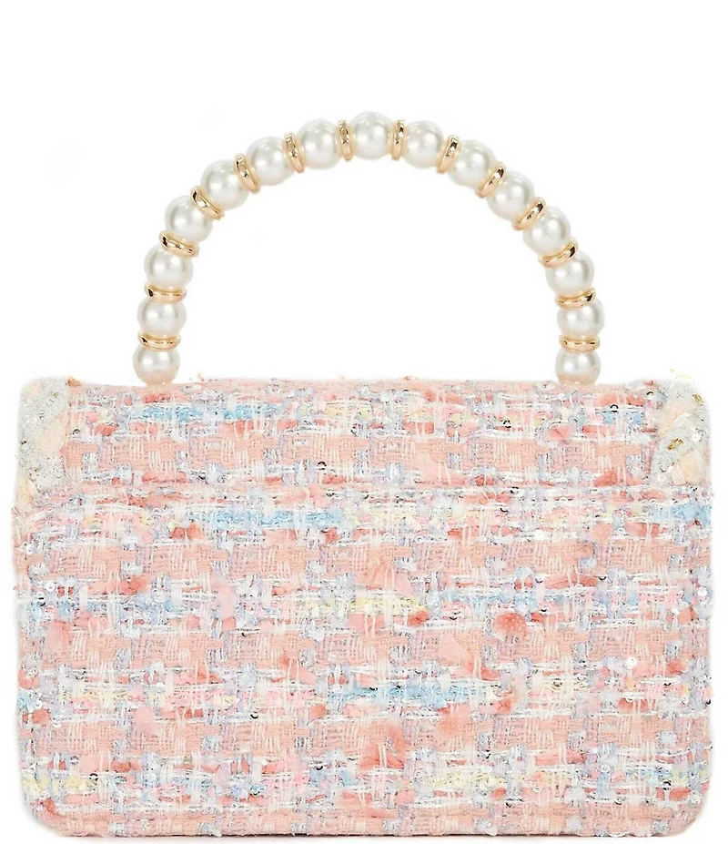 Dune London Blooms Pearl Statement Top Handle Crossbody Bag