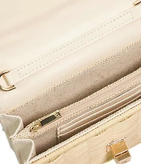 Dune London Blooms Pearl Statement Top Handle Crossbody Bag