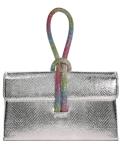 Dune London Brynie Diamante Rainbow Rhinestone Loop Grab Bag