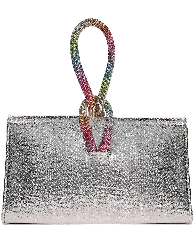 Dune London Brynie Diamante Rainbow Rhinestone Loop Grab Bag