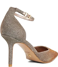 Dune London Calmness Glitter Ankle Strap Dress Pumps