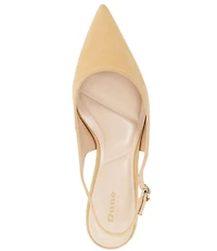 Dune London Celinna Suede Slingback Pumps