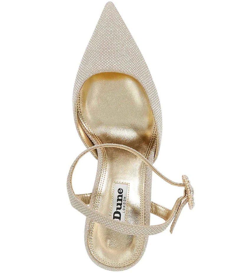 Dune London Channel Ankle Strap Dress Pumps