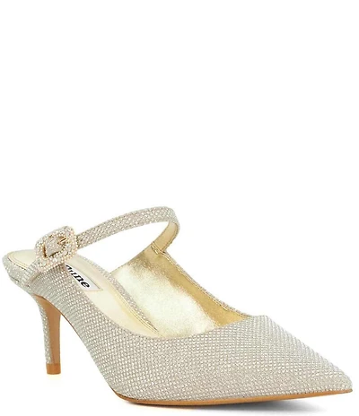 Dune London Chronicles Embellished Pointed Toe Stilletto Mules