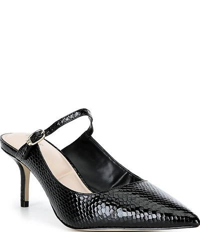 Dune London Chronicles Leather Kitten Heel Pumps