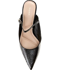 Dune London Chronicles Leather Kitten Heel Pumps