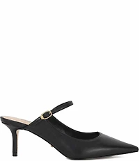 Dune London Chronicles Leather Pointed Toe Stiletto Mules