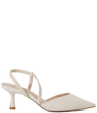 Dune London Citrus Shimmer Slingback Dress Pumps