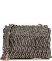 Dune London Darling Fabric Rhinestoned Convertible Crossbody Bag