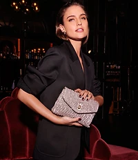Dune London Darling Fabric Rhinestoned Convertible Crossbody Bag